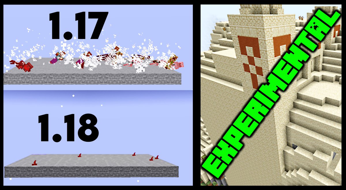 RaysWorks's tweet image. New vid on my YT! 1.18 experimental snapshot brings major changes to mob spawning! What do you think of these changes?  #minecraft #CaveUpdate