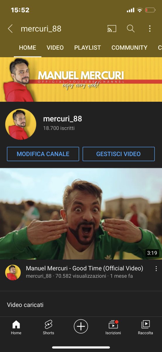 manuel_mercuri's tweet photo. Grazie a tutti!
Vi aspetto su #youtube 
https://t.co/AFWeCumK2G

#manuelmercuri #mercuri_88 #mercuri88 #Video #TikTok #comedy https://t.co/iMQywdhA9h