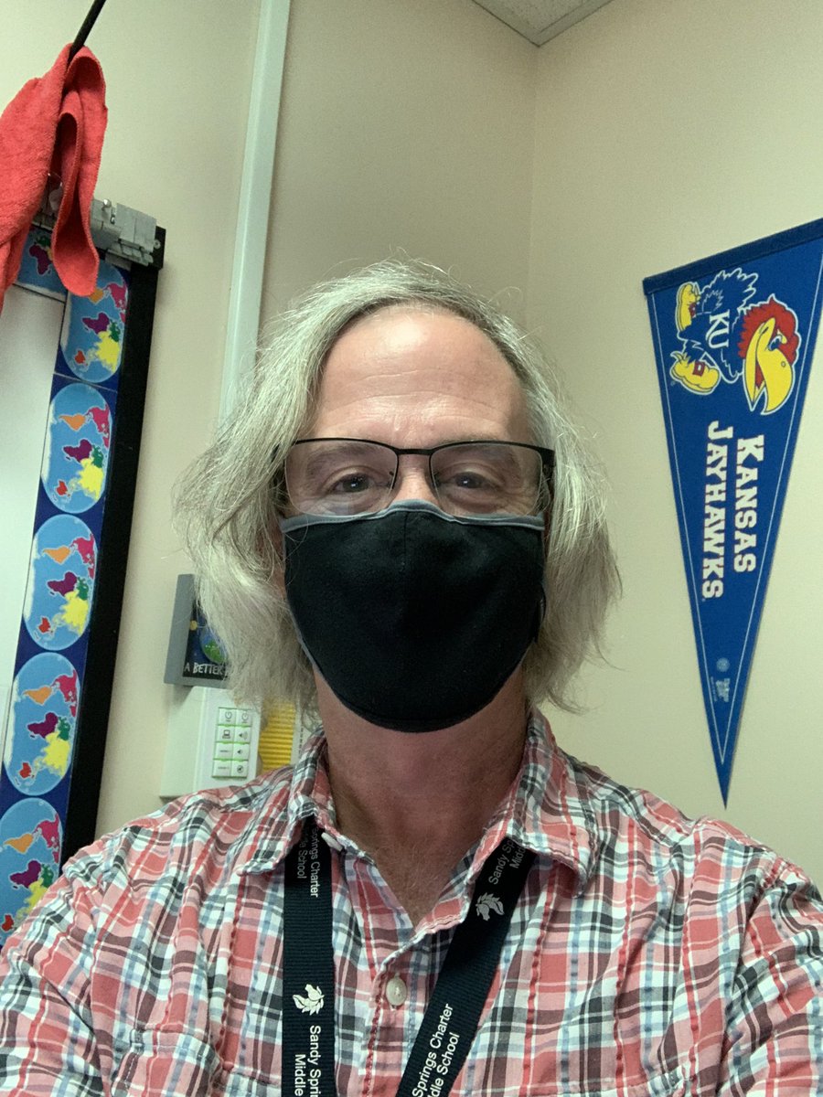 Getting through the first week back, all masked up. <a href="/SSCMSStallions/">SSCMS</a> #Achieve3000