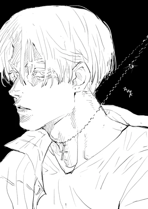 #odaibako_zwzwyk https://t.co/JBYr3sKgrD  「男性キャラ」とのことで、お題ありがとうございました。どっかしら影のある殿方を描くのが好きです🌷 