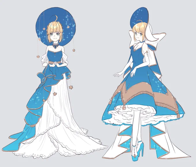 オマージュ創作ドレス?たくさん増えたなあ 