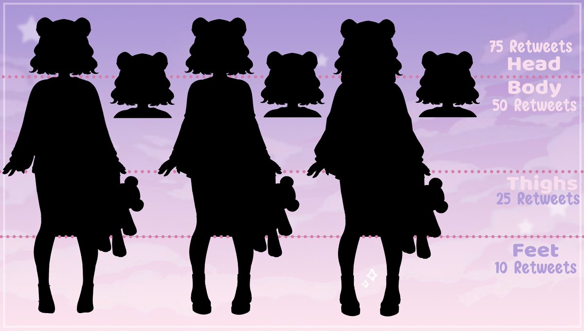 Hiii!! It's that time of the week where I do my model reveal !! I wanna try to get to 75 Retweets but if we get half way I will start also adding the likes!! Reveal my bear girl !🍄🌸#vtuber #envtuber #polargirl #ghoul #modelreveal #retweet #support #reveal #vstreamer