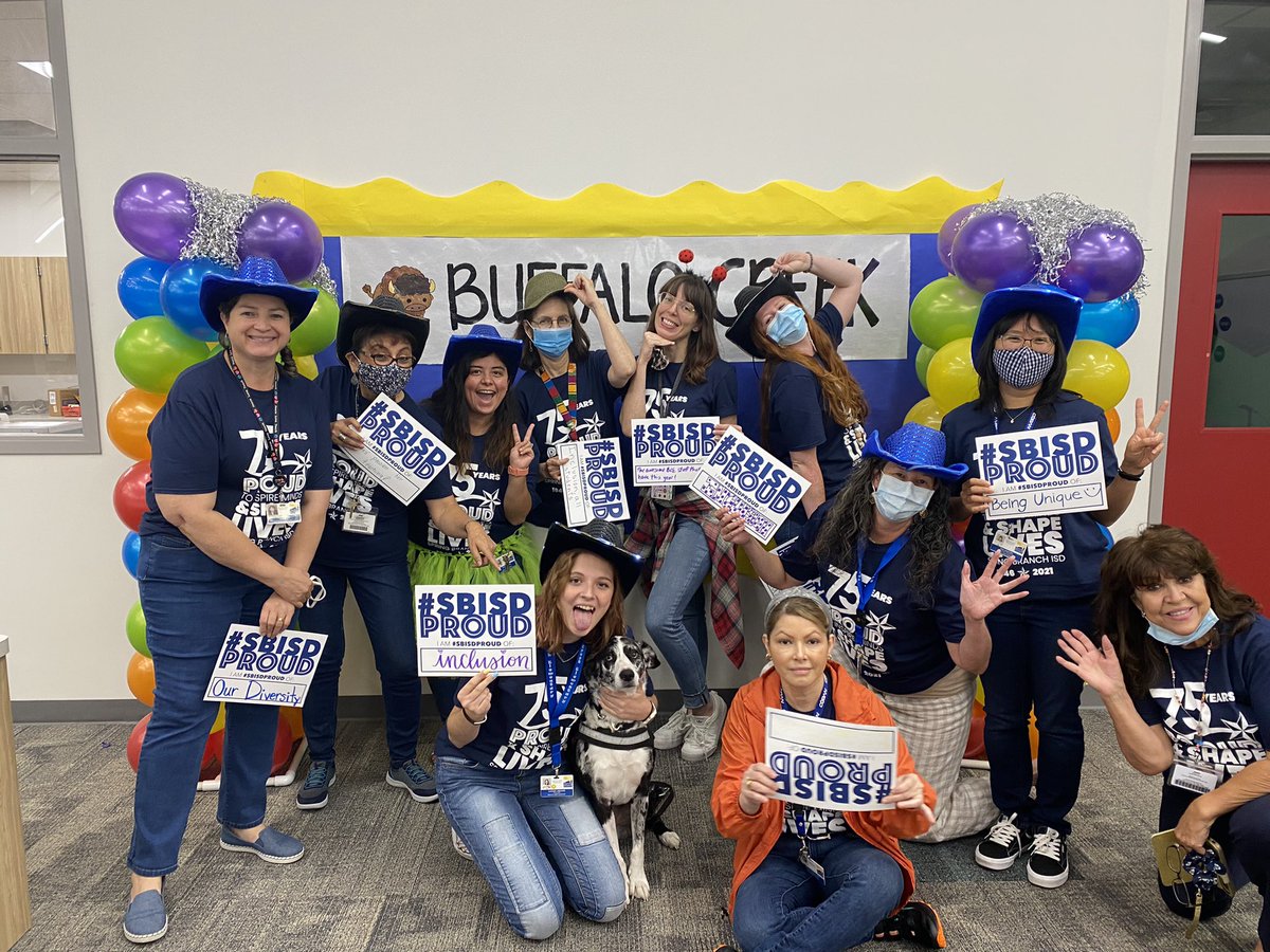The best team of all time, couldn’t do it without them!! <a href="/oliviamcandrew/">Olivia McAndrew</a> <a href="/Buffalo_Creek1/">Buffalo Creek Elem</a> #sbisdproud