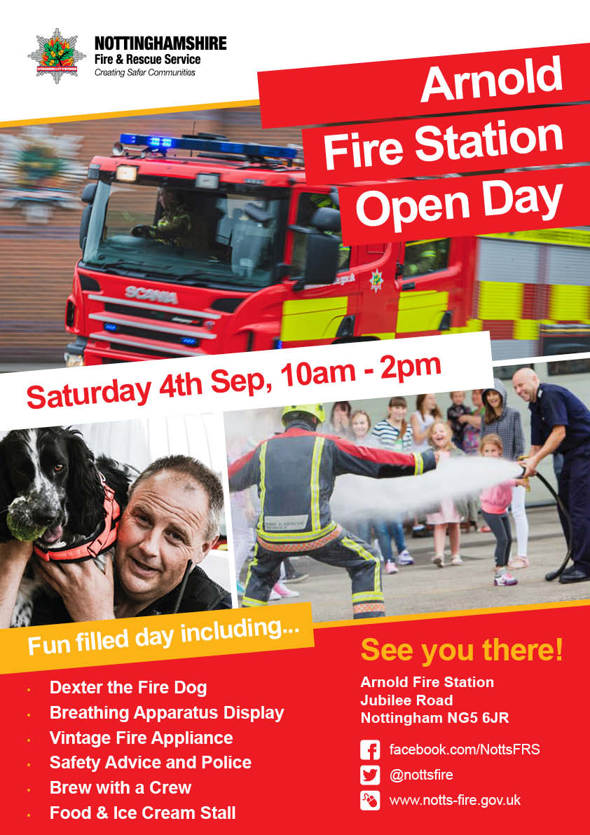 Coming soon...

📆 Saturday 4 September
🕙 10am - 2pm
📍 Arnold Fire Station