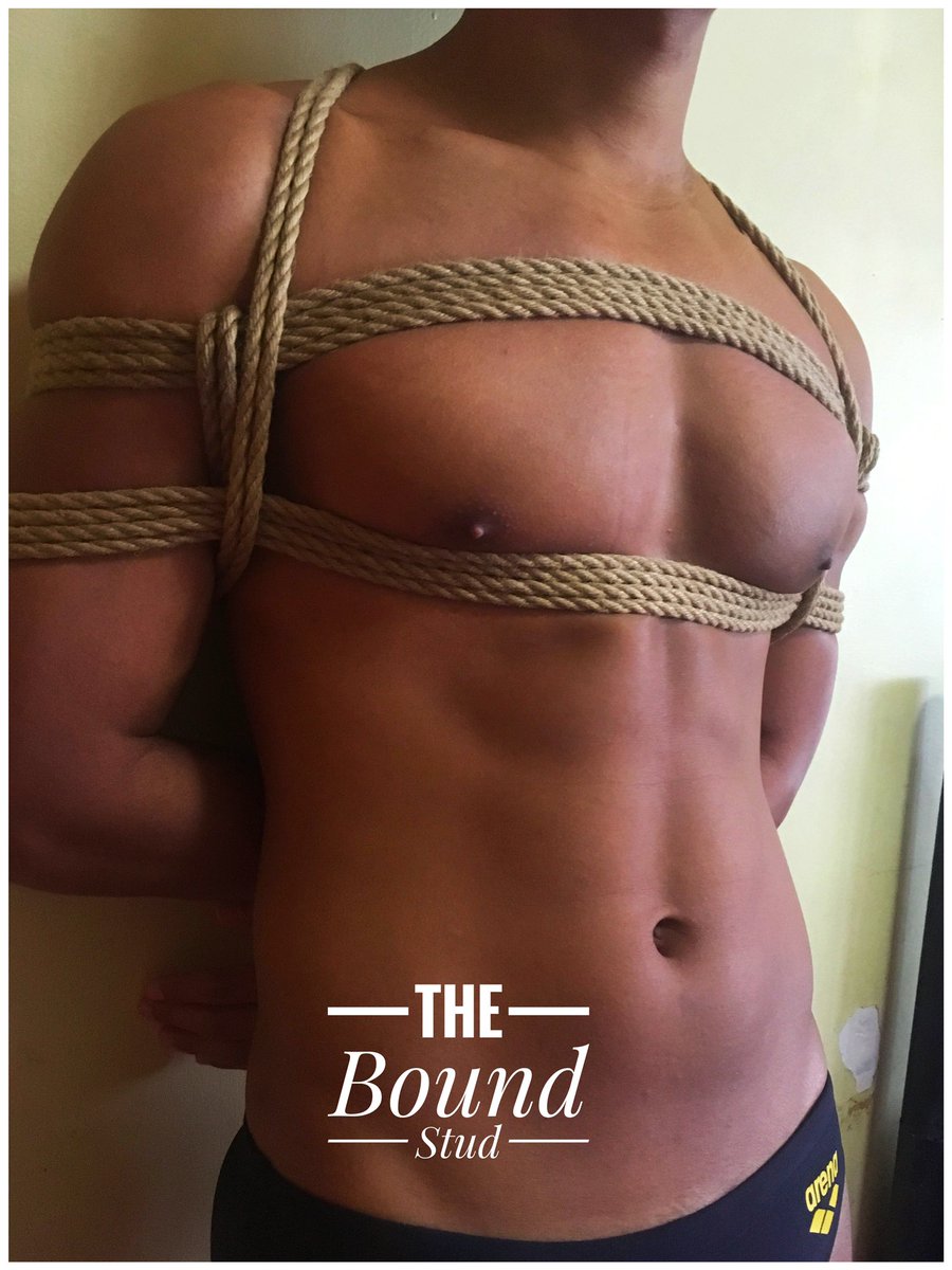 theboundstuds's tweet photo. It was one of those hot sunny days when Pete came to see me. 

At 24, he had a glistening tan with a slender build. An avid swimmer.

‘I just wanna be tied in my speedo. It makes me so horny just thinking about it. I had to conceal my boner on my way here.’ He later revealed. https://t.co/XmiZdbFqGW