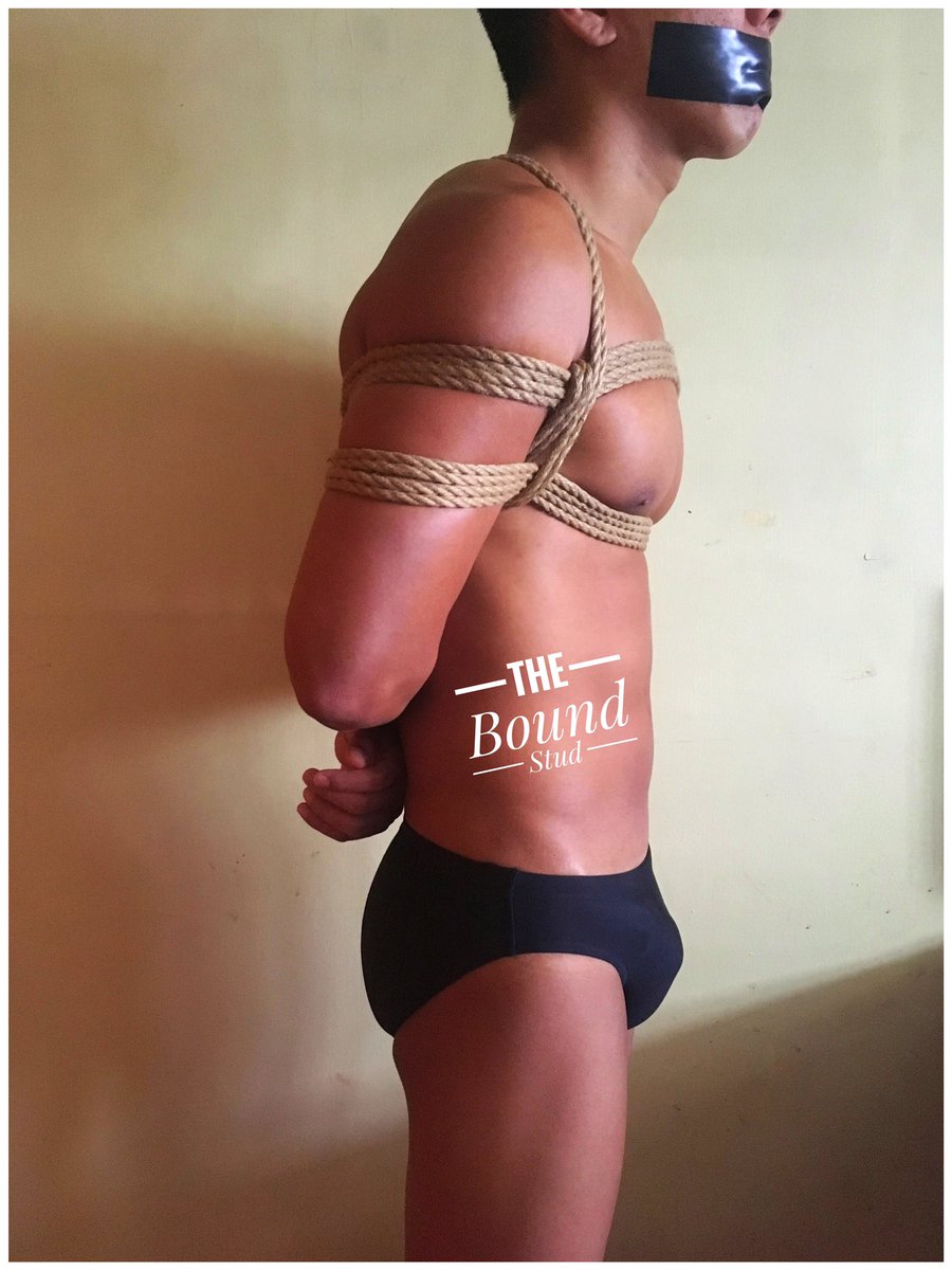 theboundstuds's tweet photo. It was one of those hot sunny days when Pete came to see me. 

At 24, he had a glistening tan with a slender build. An avid swimmer.

‘I just wanna be tied in my speedo. It makes me so horny just thinking about it. I had to conceal my boner on my way here.’ He later revealed. https://t.co/XmiZdbFqGW