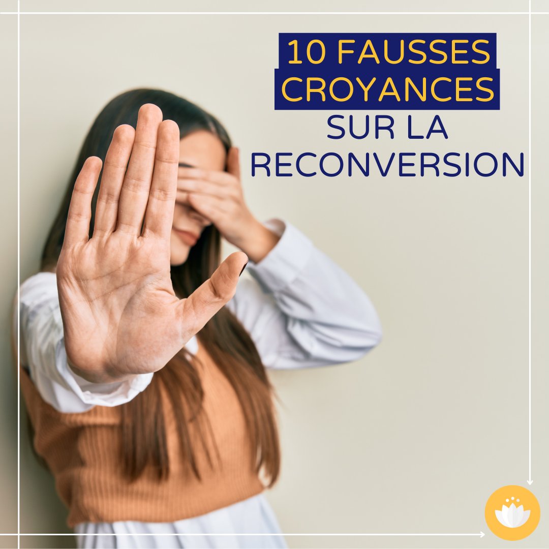 CBP_Social's tweet photo. Vous savez que vous ne voulez pas continuer dans votre poste professionnel actuel mais vous ne savez pas vers quel secteur aller. Commencez par mettre ces 10 idées reçues de côté : https://t.co/UJHr7nuQ4h

#idéesreçues #croyanceslimitantes #préjugés #reconversion #changerdejob https://t.co/e80i6c8mzT