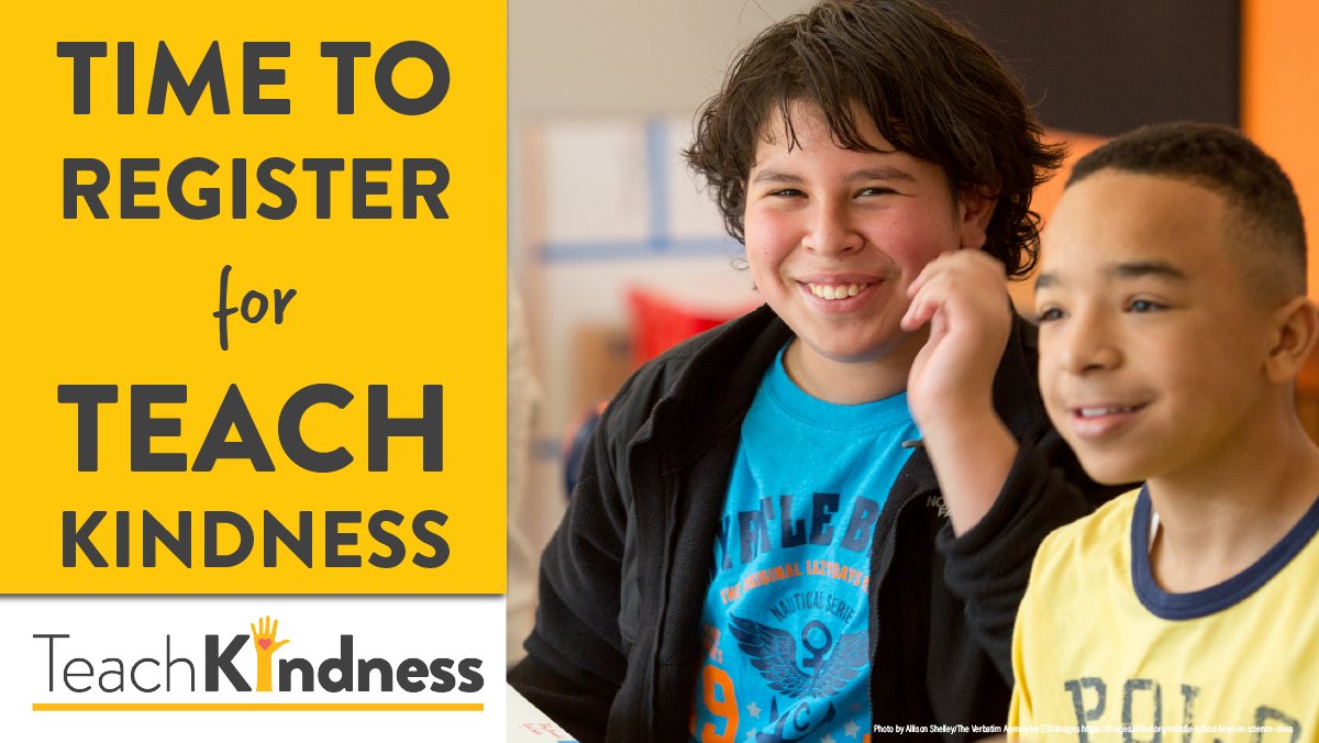 Whether you're teaching students in-person or online, #TeachKindness will let you easily incorporate social-emotional learning into your daily lessons. Sign up for FREE at weteachkindness.org