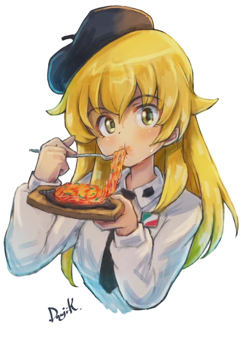 #garupan #ガルパン #カルパッチョ
厚塗りカルパッチョ
ライブ配信中に描きました
2H https://t.co/PO7ofuE2d1 