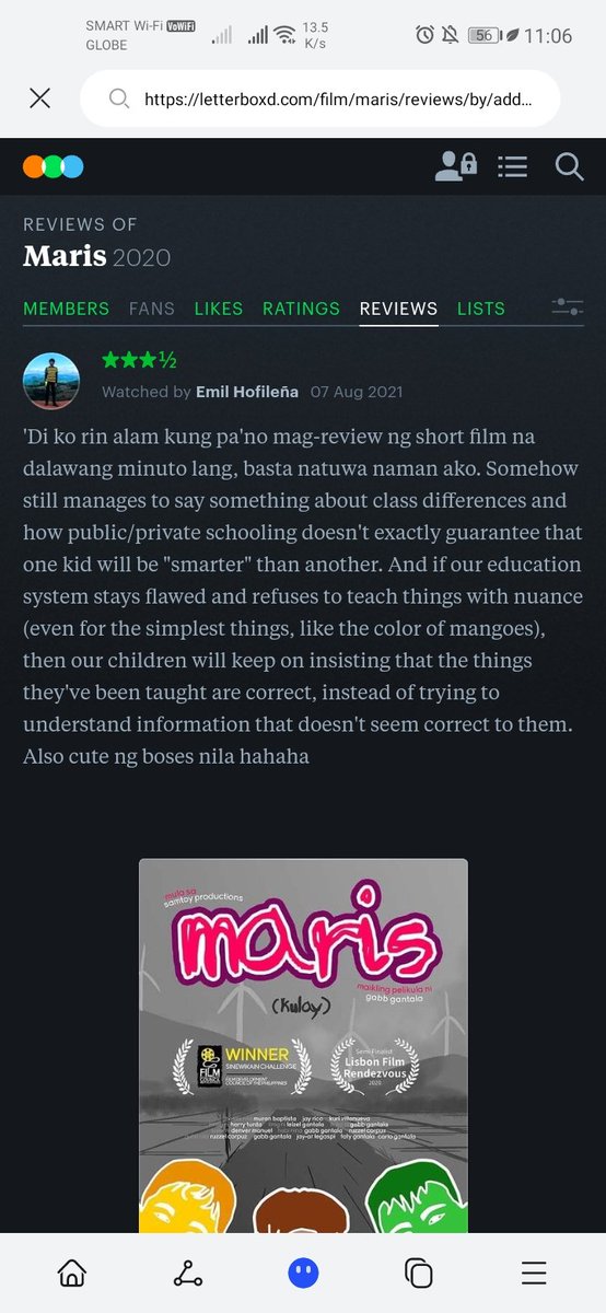 altflmkr's tweet photo. Excited to hear from you! Leave a review to our 2 short films included in Cinemalaya (under Indie Nation Shorts) this year at letterboxd! Here are the links: https://t.co/RUs03Jt417 and https://t.co/JCHe7xvEqi https://t.co/BmZDM8kl5K
