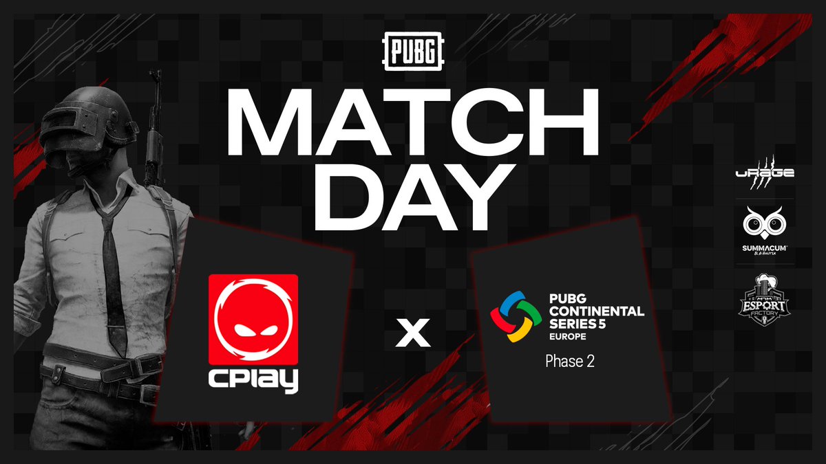 [#PUBG]

Nach erfolgreicher Phase 1 geht's heute in den ersten Tag von Phase 2 der #PCS5 🔥
POV gibt's wieder vom einzig wahren @Tyche3_!
Glhf, auch an den Rest der DACH Teams!😘

🕖19:00 Uhr
📺twitch.tv/tyche3_

<a href="/PalmePUBG/">Palme</a> <a href="/Hopsnehmer/">Hops</a> @DannyDietzPUBG <a href="/bene1328/">Bene1328</a>

#THESQUAD