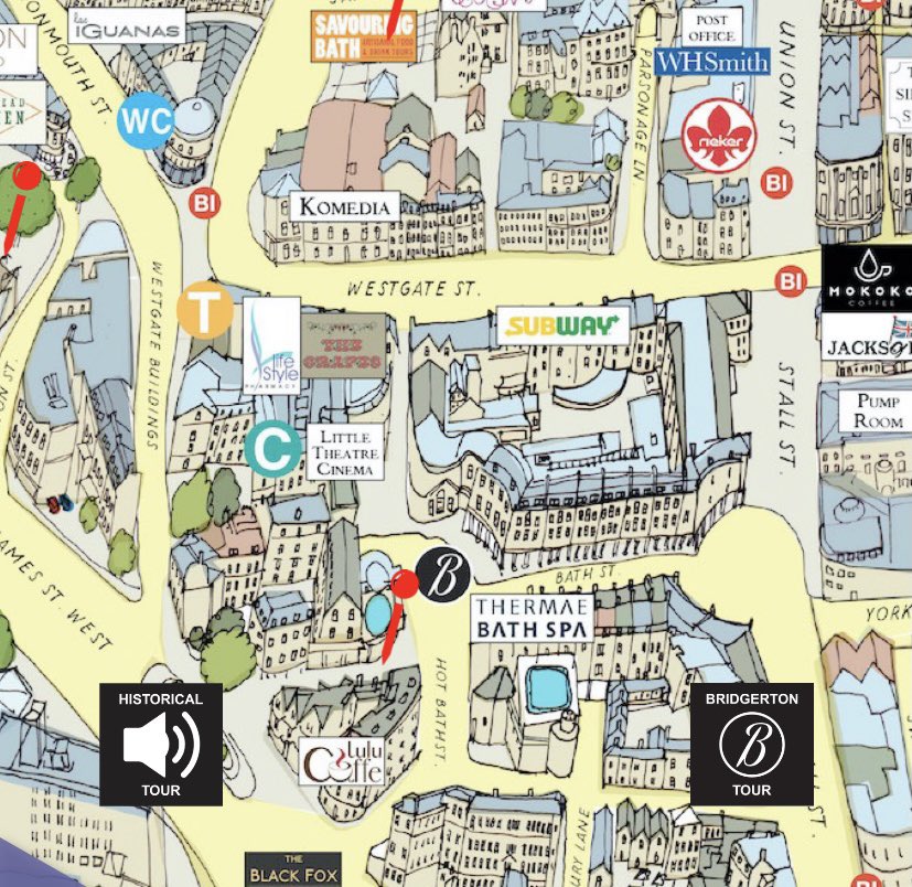 Download So Maps app - check out our historical tour -  FREE Walk about Bath discover  fascinating facts, inc, Royal Crescent, Cross Baths and Abbey Green among others. <a href="/thermaebathspa/">Thermae Bath Spa</a> <a href="/No1Museum/">No.1 Royal Crescent</a>  @thegrapesbath <a href="/SavouringBath/">Savouring Bath</a> <a href="/BathFudgeShop/">The Fudge Factory</a> <a href="/InBath/">InBath</a> #bath #visitbath #bathmap