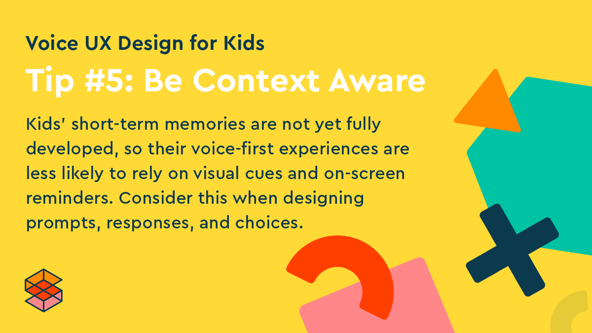 soapboxlabs's tweet photo. Top Tip #5
https://t.co/7wh4ilzy9S  #VoiceUX #UXforKids https://t.co/sozBWRjJ3J