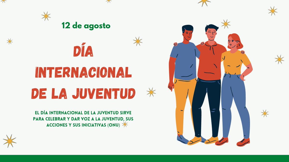 Buenos Días amigas y amigos,

Hoy  quiero saludar a las y los jóvenes, quienes con su voluntad y mirada hacia un futuro mejor y equitativo han logrado una serie de cosas, desde  los voluntariados hasta que hoy en nuestro Chile se esté discutiendo una nueva Constitución

Feliz Día
