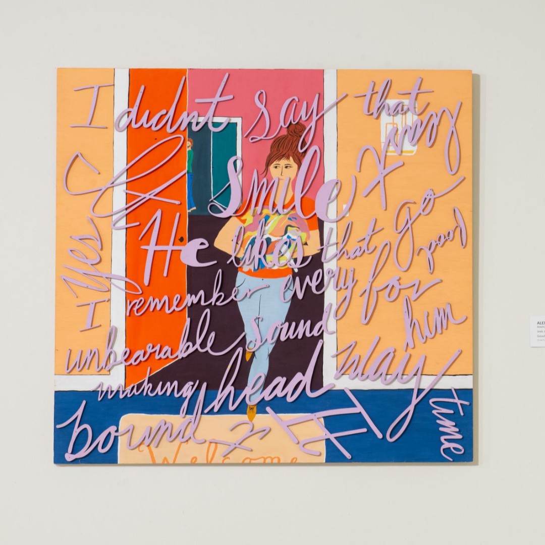 visitamst's tweet photo. Read the FULL #islanduniversity article on AMST's Archipelago, TAMUCC Art + Design Faculty Biennial Exhibition here:
https://t.co/MsoUQ39WPx
Alexandria Canchola
Smile, Sweetie
Gouache on wood
mixed materials, 2021
#visitAMST #AMSTonview #AMSTexhibitions #TAMUCC #artmuseum https://t.co/ggKp8QLBej