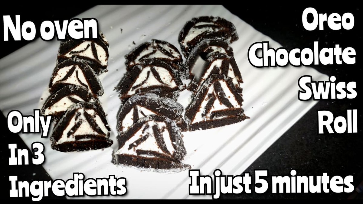 youtu.be/8XZt9cW0gtA
#cake #swissroll #oreo #5Minutes #nooven #3ingredients #oreoswissroll
Make this easy and yummy oreo swiss roll cake in just 5 minutes with only with 3 ingredients without oven and whipping cream
Like my video
Subscribe my channel
Share my recipes to others