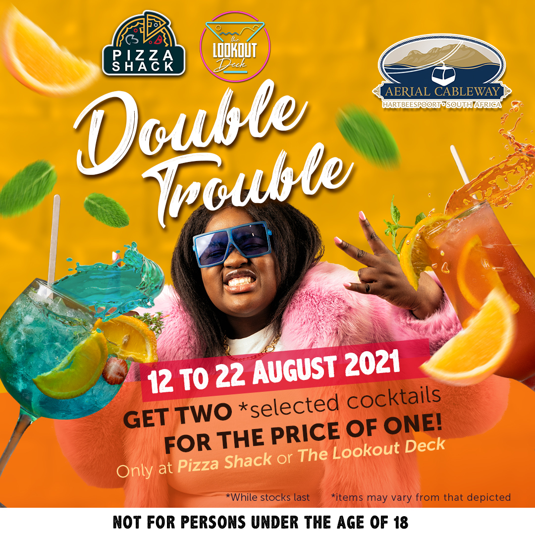 Be sure to take advantage of this double trouble cocktail offering! 🍹🍹