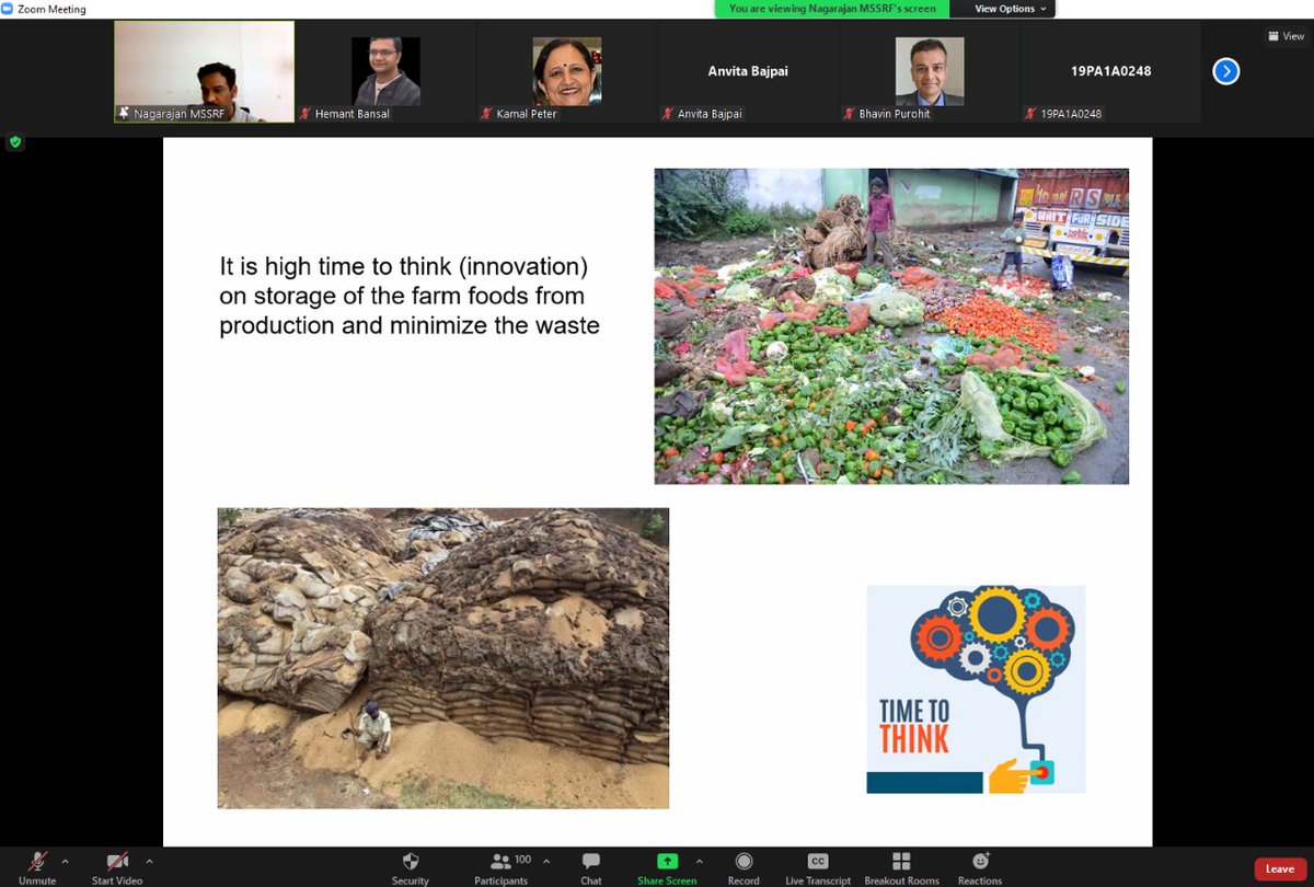 kamal_peter's tweet photo. #Oraclevolunteers @mssrf facilitated idea exchange forum #InternationalYouthDay2021.Through breakout room chat emerged #innovation ideas through #FoodSystems.#production #distribution #storage #foodloss. #FoodSecurity #ZeroHunger #SDG2 #resilience #YouthEmpowerment #righttofood https://t.co/fVI6Sir5Tf