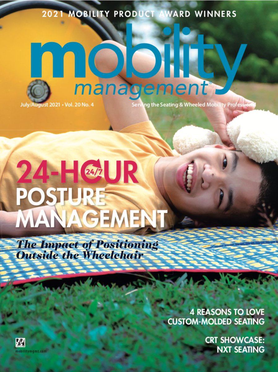 CRTeditor's tweet image. Our @mobilitymgmt July-August edition goes to press today... and I'm excited about the stories on custom-molded seating and 24-hour posture management!

#CRT #ComplexRehabTechnology