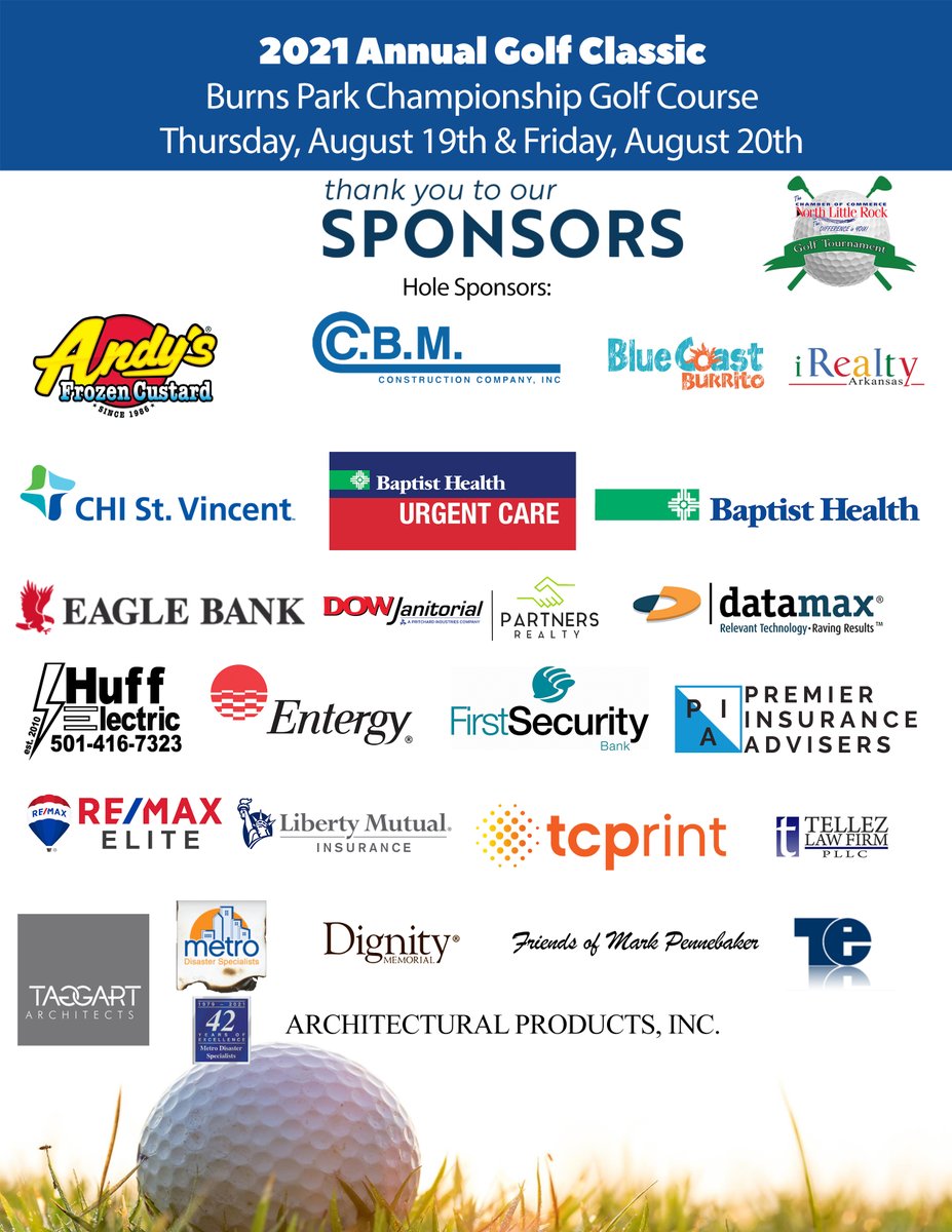 A special thank you to our PHENOMENAL Hole sponsors for this year's Annual Golf Tournament!  We are thrilled to have such support and can't wait to get out there!  Your continued support is greatly appreciated!