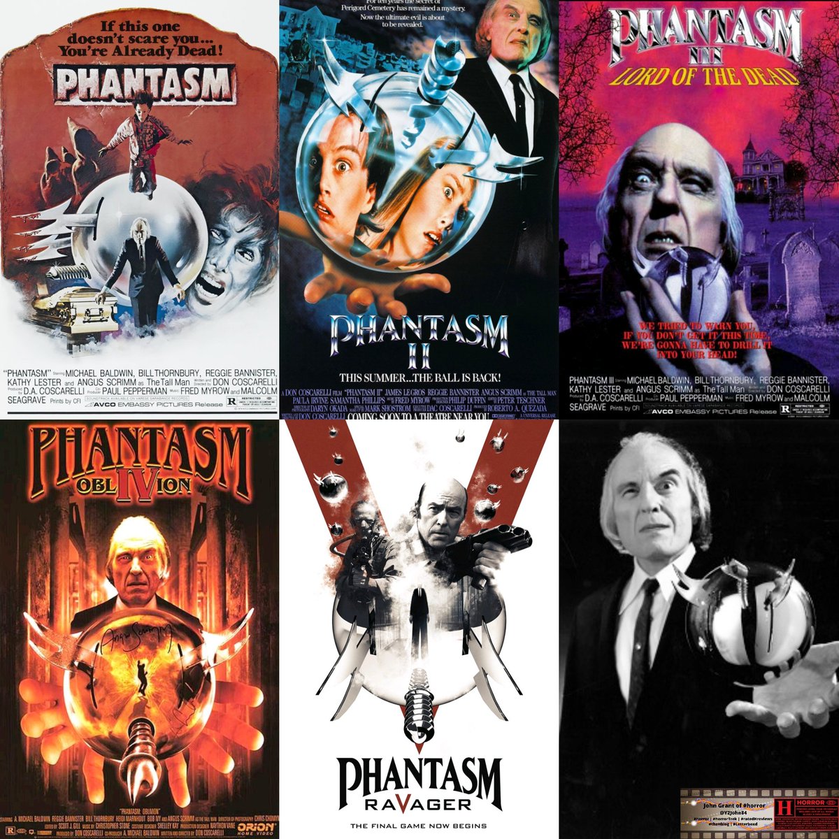 Y2John84's tweet photo. ⚪ Phantasm (1979 - 2016) ⚪ #horror https://t.co/blvIN6JIHC