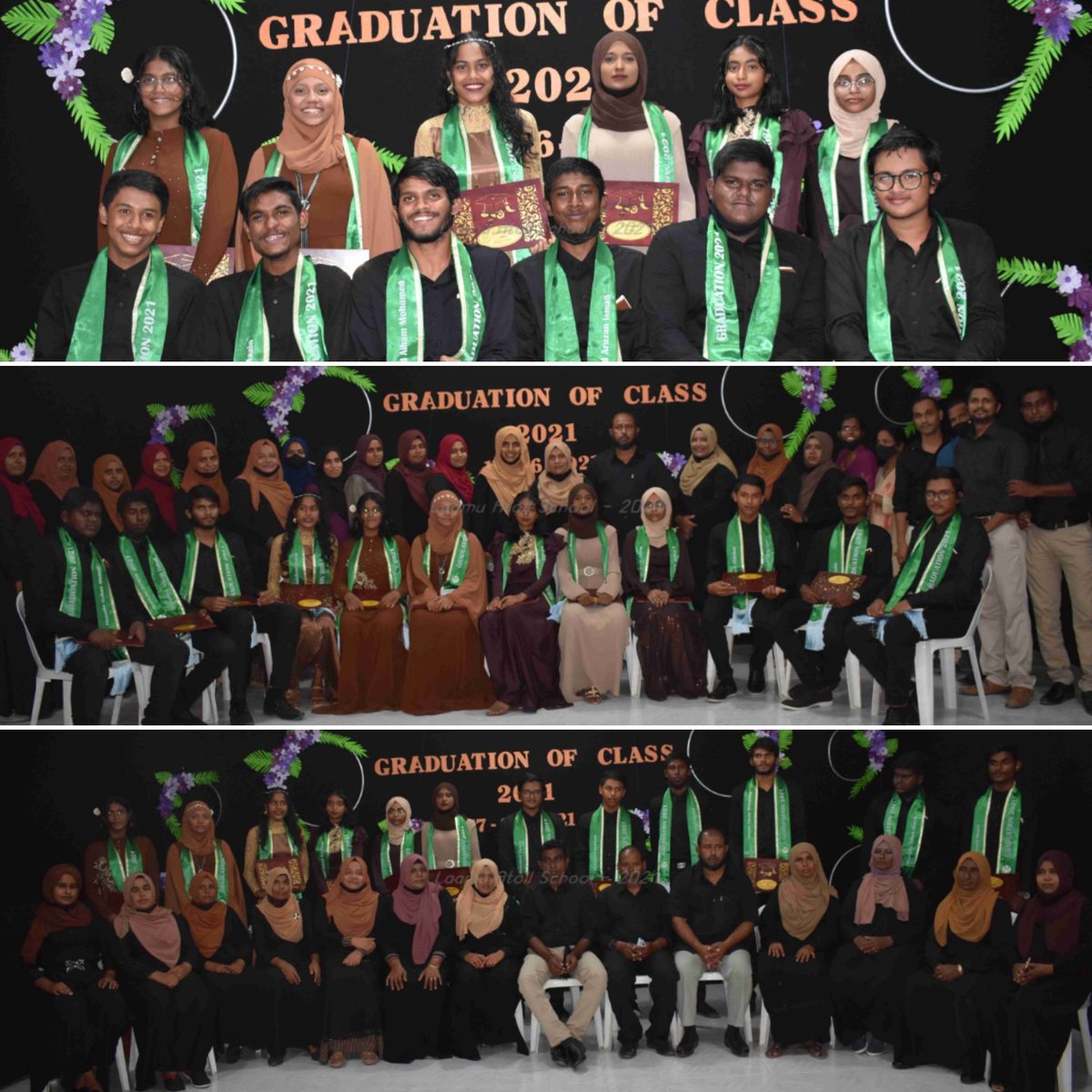 LAtollSchool's tweet photo. Alhamdulillah 😃
Congratulations to our 2020/2021 Batch Students for achieving an outstanding result in GCE, IGCSE and  SSC Examinations.
You have made us proud with your excellent results. 👏
We congratulate our teachers, parents and staff for their continuous support.
@MoEdumv https://t.co/lu516n7GTJ