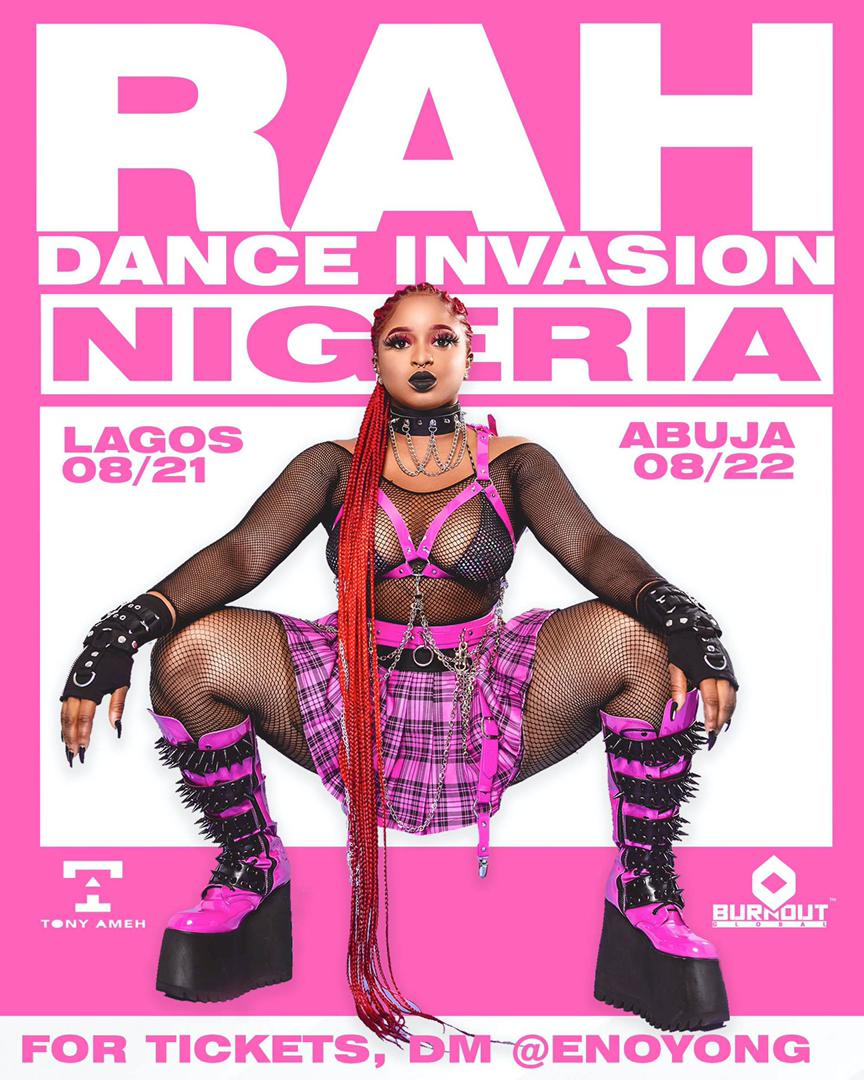 DamiTheOG_'s tweet image. Rah Dance Invasion Is Happening Live In Lagos On The 21th  of August And 22nd Of August In Abuja 
My Lasgidi And Abuja People You Don Want To Miss This 
Grab Your Tickets Now 
Dont Be Told 
#SayRah