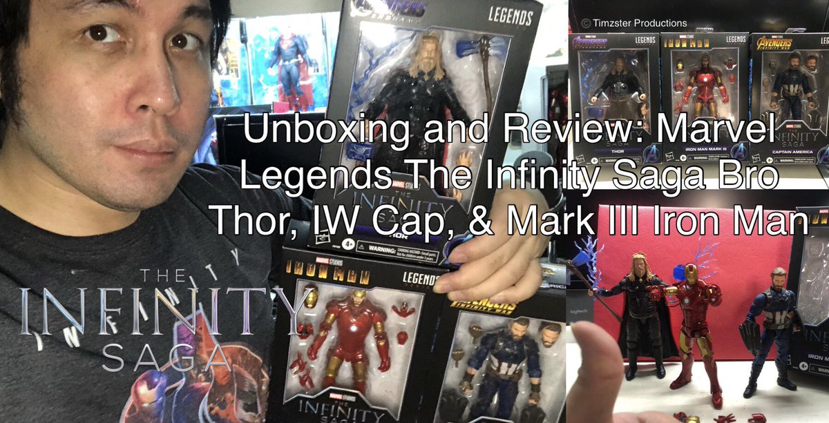The Big Three take center stage, as I finally get to unbox and review #IronMan Mark III, #CaptainAmerica ala #AvengersInfinity War, & Bro #Thor from #AvengersEndgame from #Hasbro’s #TheInfinitySaga wave of #MarvelLegends figures!

Video: https://t.co/Jn1Py4tcEY

#Marvel #Timzster https://t.co/VFxrFa8Z2u
