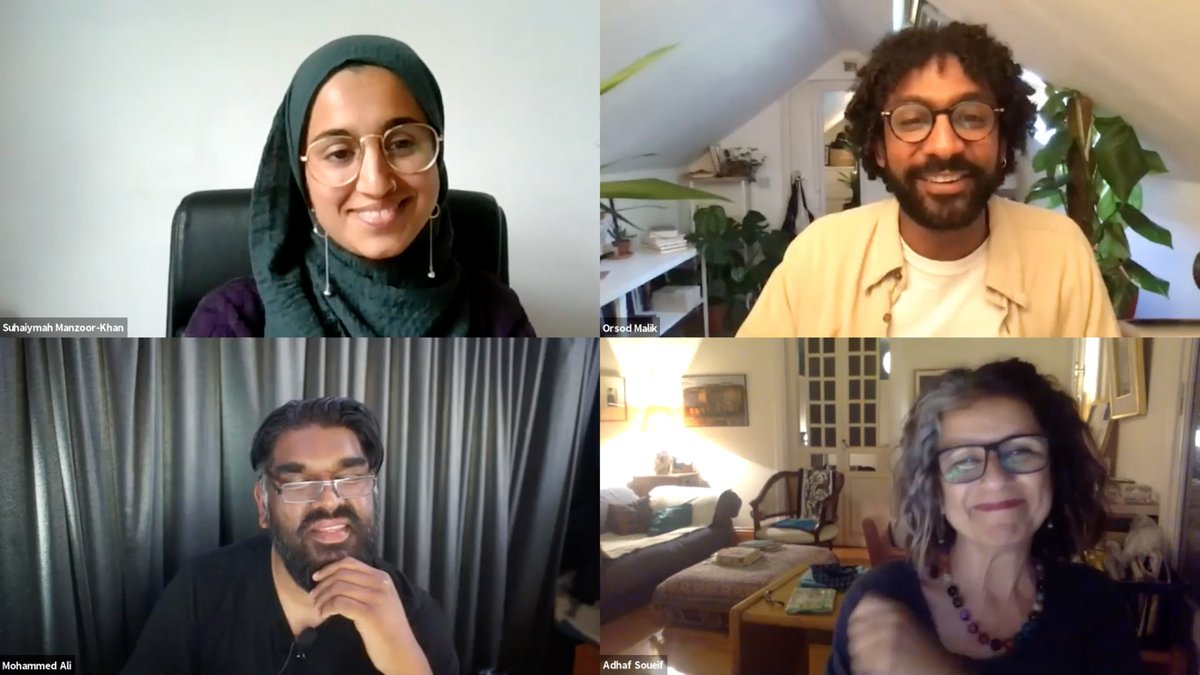 StuartHallFdn's tweet photo. Watch the latest conversation in our #ReconstructionWork Series, 'Can the Museum be Decolonised?' (7 July) with @AliAerosol, @thebrownhijabi, @asoueif, @BridgetByrne3 and chaired by @Orsod_Malik. In partnership with @EthnicityUK 

https://t.co/t8eWJMbmN5 https://t.co/B4Ej0oo60O