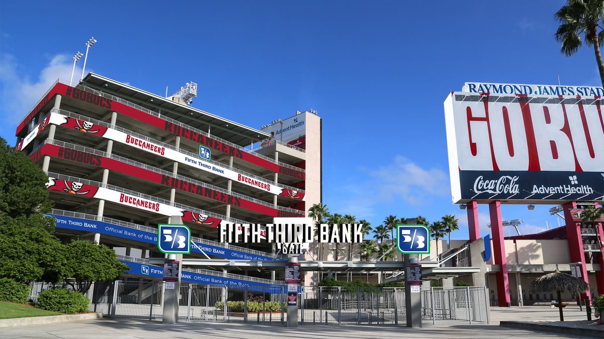 Tampa Bay Buccaneers (@buccaneers) on Twitter photo We’re proud to announce <a href="/FifthThird/">Fifth Third Bank</a> as the Official Bank of the Tampa Bay Buccaneers.
📰: bccn.rs/FifthThird We’re proud to announce <a href="/FifthThird/">Fifth Third Bank</a> as the Official Bank of the Tampa Bay Buccaneers.
📰: bccn.rs/FifthThird