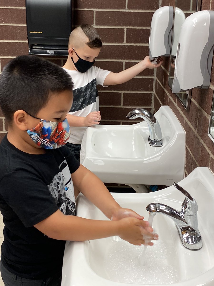 Learning morning routines at Anderson Elementary. <a href="/AndersAllStars/">Anderson Elementary</a>