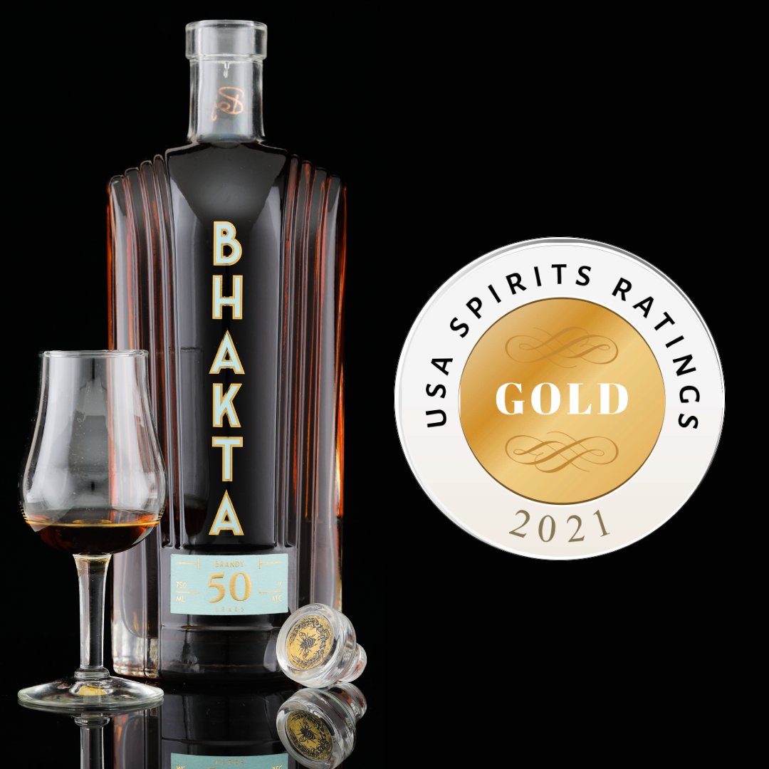 Cheers to all who appreciate the rare & exquisite. Another gold medal for BHAKTA 50, this one from the USA Spirits Ratings competition. We're proud to be recognized for bringing the oldest and most exquisite spirits to market.