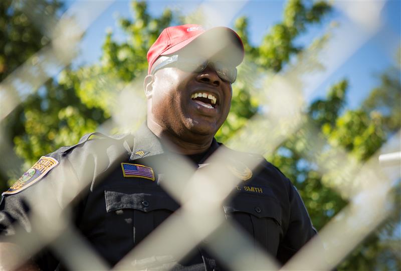 BallState's tweet photo. ‘As Close to Irreplaceable As They Come:’ Longtime @BallStatePolice Officer Terrell Smith Retires.

To help us celebrate this campus legend, we encourage you to share some of your favorite Officer T memories in the comments 👇 ❤️ 👮‍♂️ 

See full story here: https://t.co/282OOnxRVj https://t.co/JNGa8NXQQ3