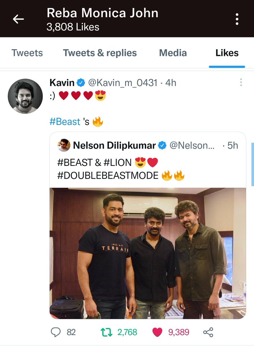 Saravanakavin04's tweet photo. Vaani Like For Akash Tweet.

❤️♥️♥️

Waiting For This Pair Chemistry😍🥰

#Kavin #Lift #Akashvaani https://t.co/zRwB6RnaJh