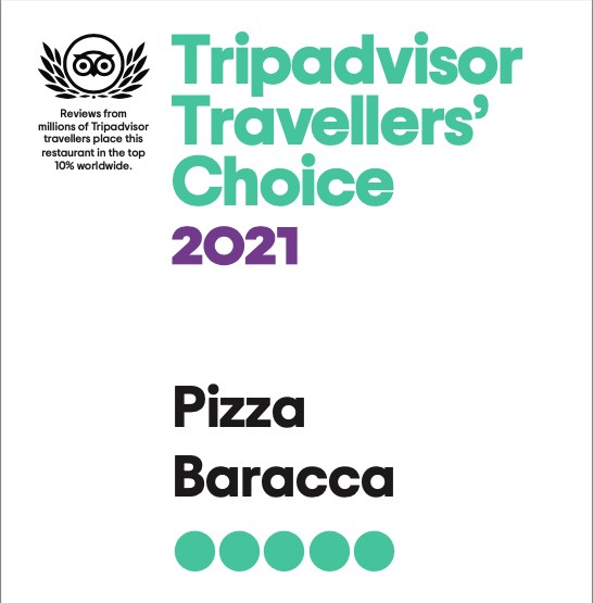 Great surprise from <a href="/Tripadvisor/">Tripadvisor</a> 😀 🍕
#PizzaBaracca #TravellersChoice2021 #ChristchurchDorset