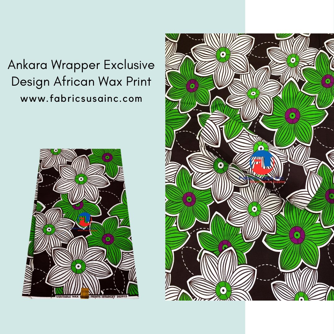 Ankara Wrapper Exclusive Design African Wax Print

Exclusive Hitarget Print are the most popular design!
Limited stick!!
Order NOW > fabricsusainc.com/.../hitarget-p…...
FREE shipping Over orders $75
Location : 1448 Commerce Av, Bronx NY 10461
Phone Order Call: 3477745575/ 3476596812