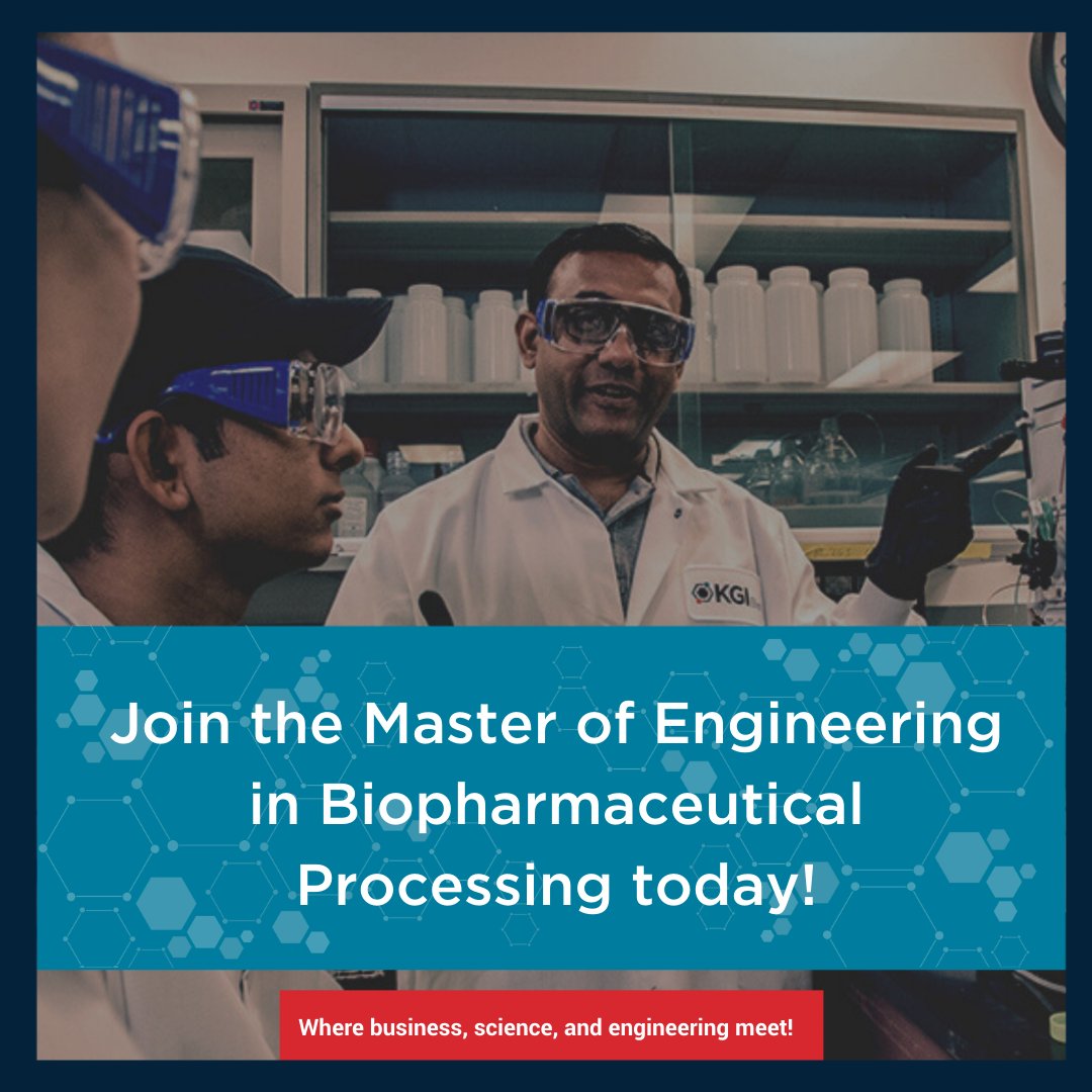 TheKoerisLab's tweet image. KGI has devoted 25 years to the creation of new models that incorporate the worlds of applied life sciences!
Find out about KGI&apos;s MEng program! 
buff.ly/3yrsebI 
buff.ly/3BbqZzz
#bioprocessing #bioprocessing #kgi #innovatorsstarthere!