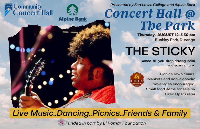 durangoconcerts's tweet photo. TONIGHT!  BUCKLEY PARK GETS FUNKY! https://t.co/xGFhYFKfCU https://t.co/nAgx1lBaUW