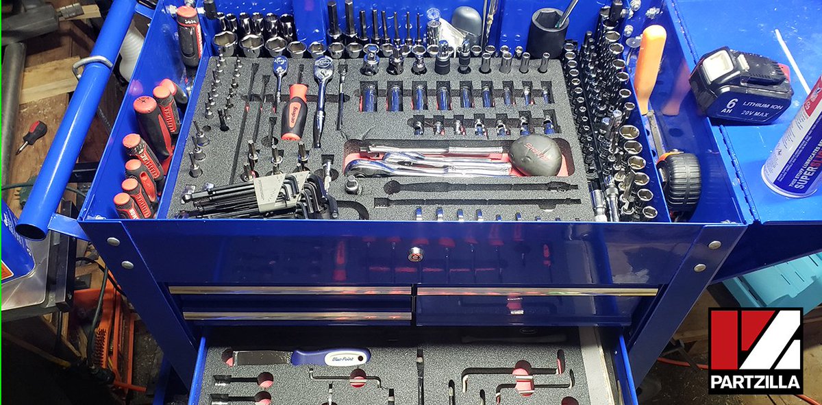 partzilla's tweet image. SHOW US YOUR TOOLBOX! Whatcha got in there? 

#Partzilla #Toolboxtour