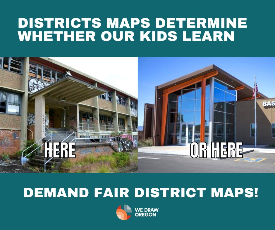 The 2020 Census data, released today, informs our once-in-every-10-years process of redistricting. Demand Oregon legislators deliver fair congressional maps for equitable policy &amp; fair representation across our communities, no matter of race or zip code.

#Oregon #Redistricting