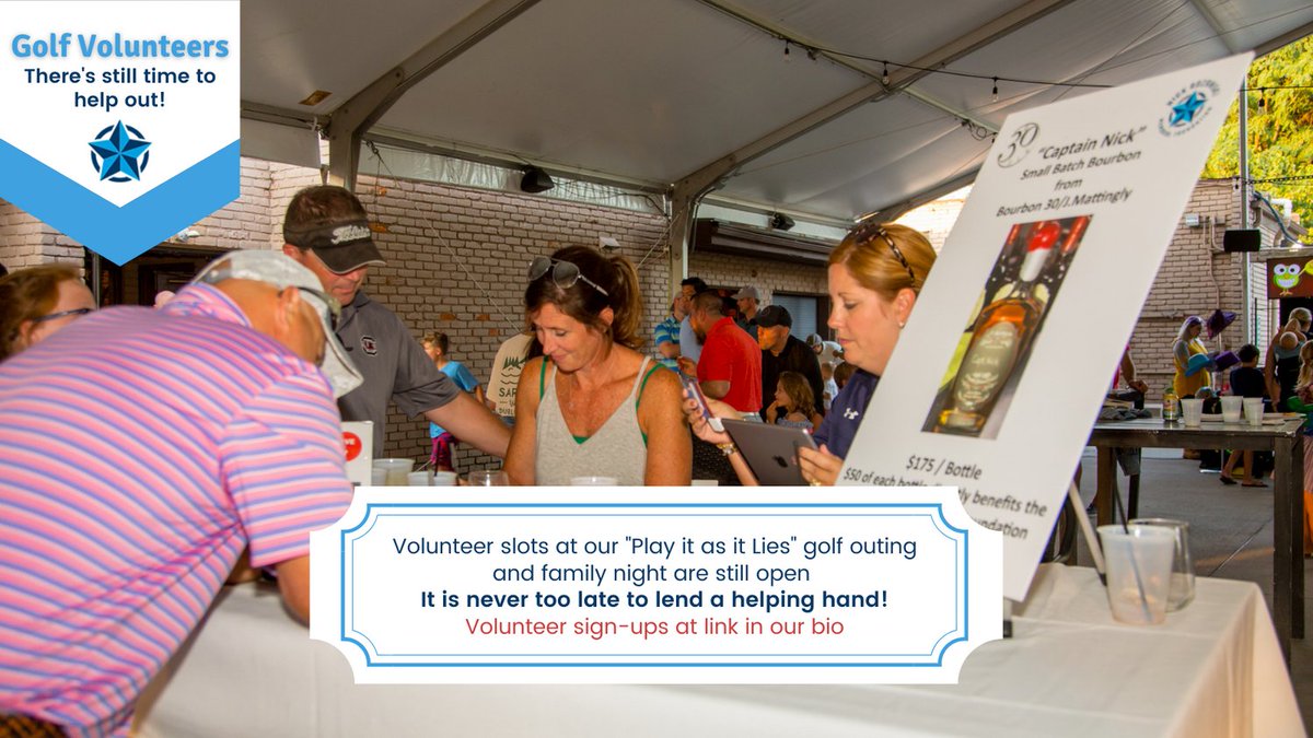 MemorialNick's tweet photo. Please follow our SignUpGenius link in our bio for remaining volunteer availability 🤝 We appreciate everyone that has been able to sign-up so far and look forward to seeing everyone Friday, August 20 at Safari Golf Club! #rozanskimemorial #golf #volunteer https://t.co/Sk3OMi6VPq