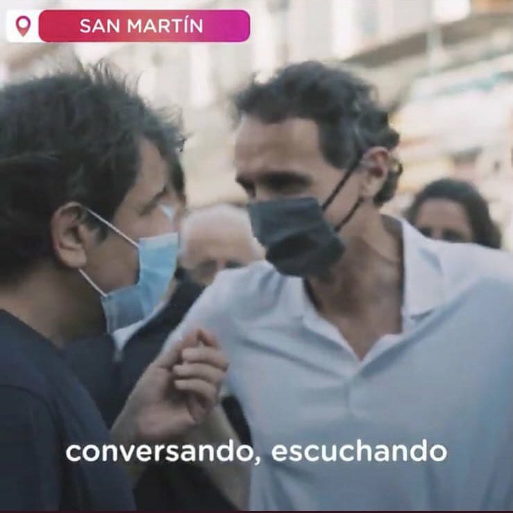 nancycappelloni's tweet photo. @ManesF Facundo, gracias por visitar #SanMartín y sumarnos a tu spot de campaña, pero nosotros y nosotras vamos con @vtolosapaz y el @FrenteDeTodos. Bienvenido a la política.😁 https://t.co/qM1OLEkIjF
