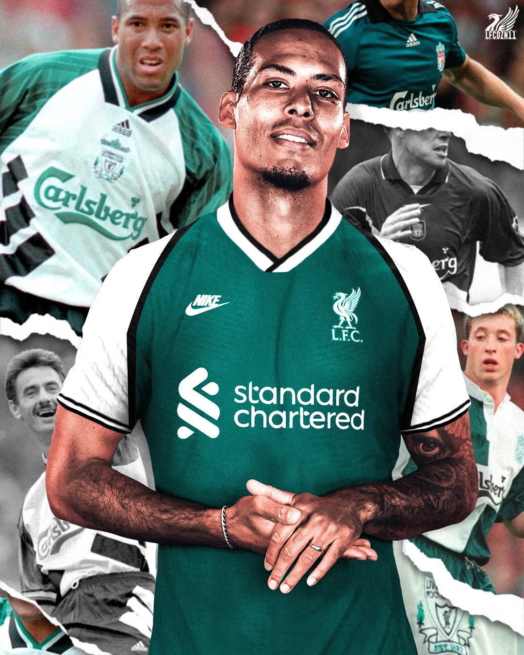 lfc green and white kit