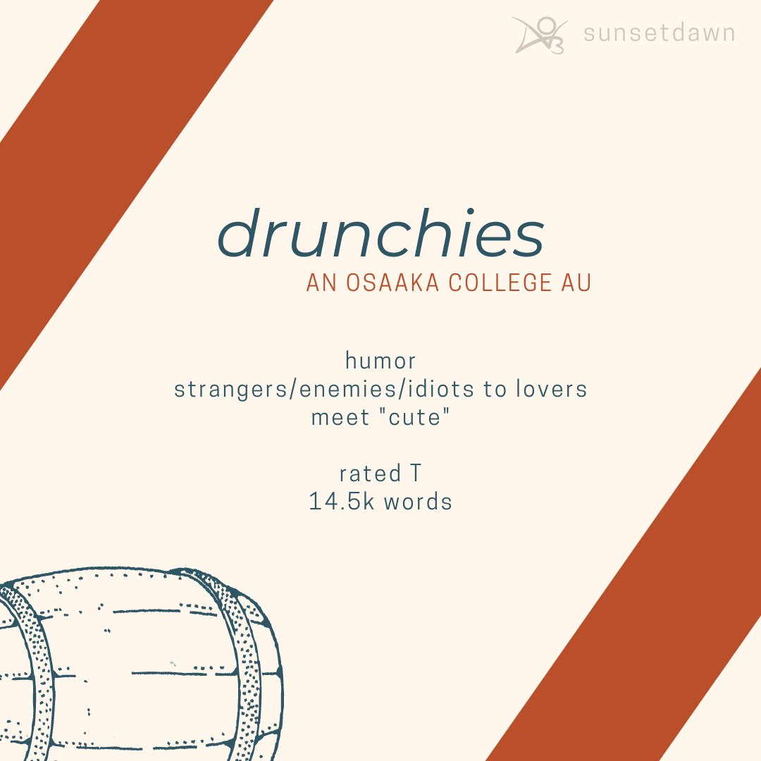 sunsetdawnOnTwi's tweet photo. "drunchies" | #OsaAka | complete
cn: alcohol

step 1: ruin his shoes
step 2: offer to tutor him
step 3: ???
step 4: get a boyfriend

my gift for @ashestorm as part of the @osaakaexchange! please enjoy these absolute fools &amp; a spotify playlist 🔽!

[https://t.co/yseHiwX7h5] https://t.co/jWnSOWv5dZ