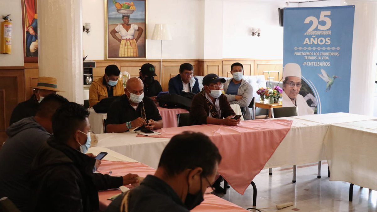 📌 #AEstaHora| Damos inicio a nuestro espacio autónomo de la #CNTI, próximos a conmemorar los 25 años de existencia de este espacio en representación de las organizaciones, líderes/as y delegados indígenas en defensa de los derechos territoriales de los pueblos indígenas. 🌱✊🏽