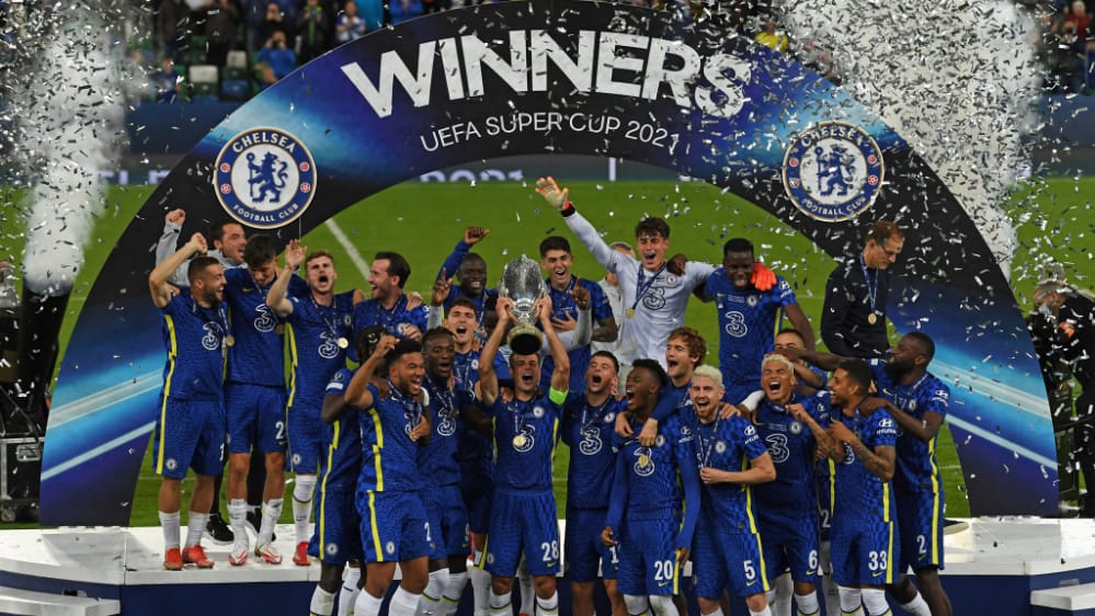 Kootsebi's tweet photo. The only club that guarantees trophies. 
🔵🏆🏆

Blue is the colour! Winning is the aim! 
#Chelsea is our name. Cheer us on 🎉🎊🥳

#SuperChelsea #AlwaysBlue https://t.co/NGZoS4sOOC