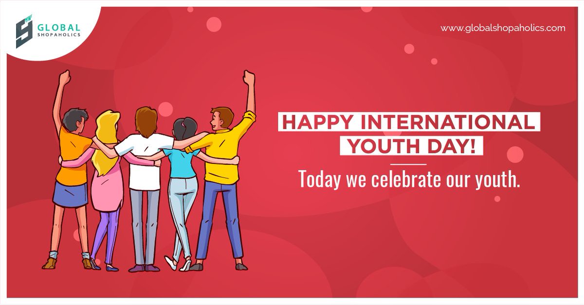 GBLSHP's tweet photo. It's important to celebrate the ones who have the future in their hands. Happy International Youth Day!
#InternationalYouthDay #InternationalYouthDay2021 #YouthDay #Youth #knowledge #shopfromusa #internationalshippingfromusa #shopandship #freeusaddress https://t.co/y67er4YLXI