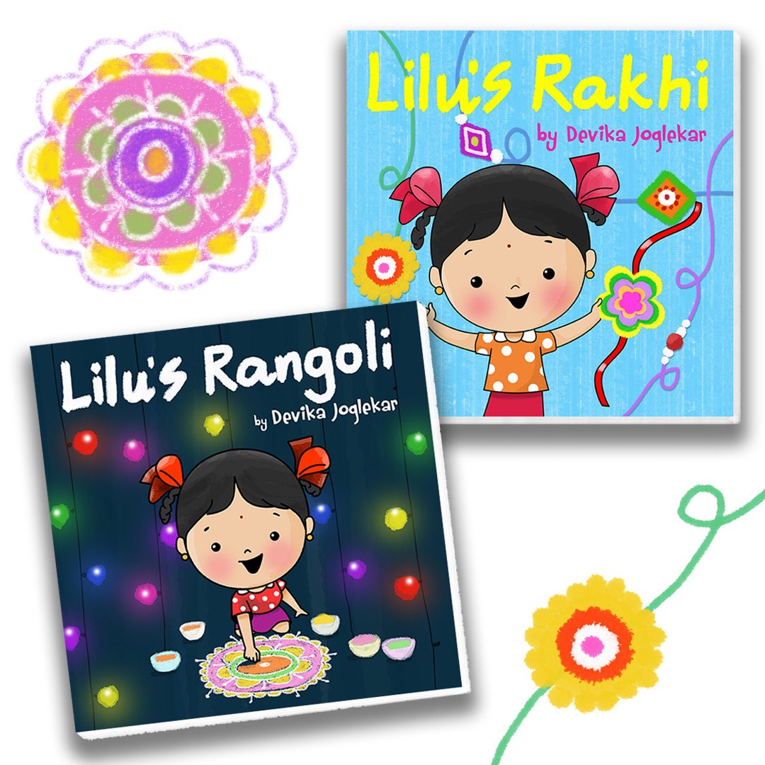 This #rakshabandhan, do you want to try making Rakhi and Rangoli with Lilu? 😀

amazon.com/Devika-Jogleka…

#liluandkuku #rakhi #picturebooks #diversebooksforkids #southasiankidlit #indianfestival #weneeddiversebooks #indianculture #raisingreaders #southasian #kindleunlimited