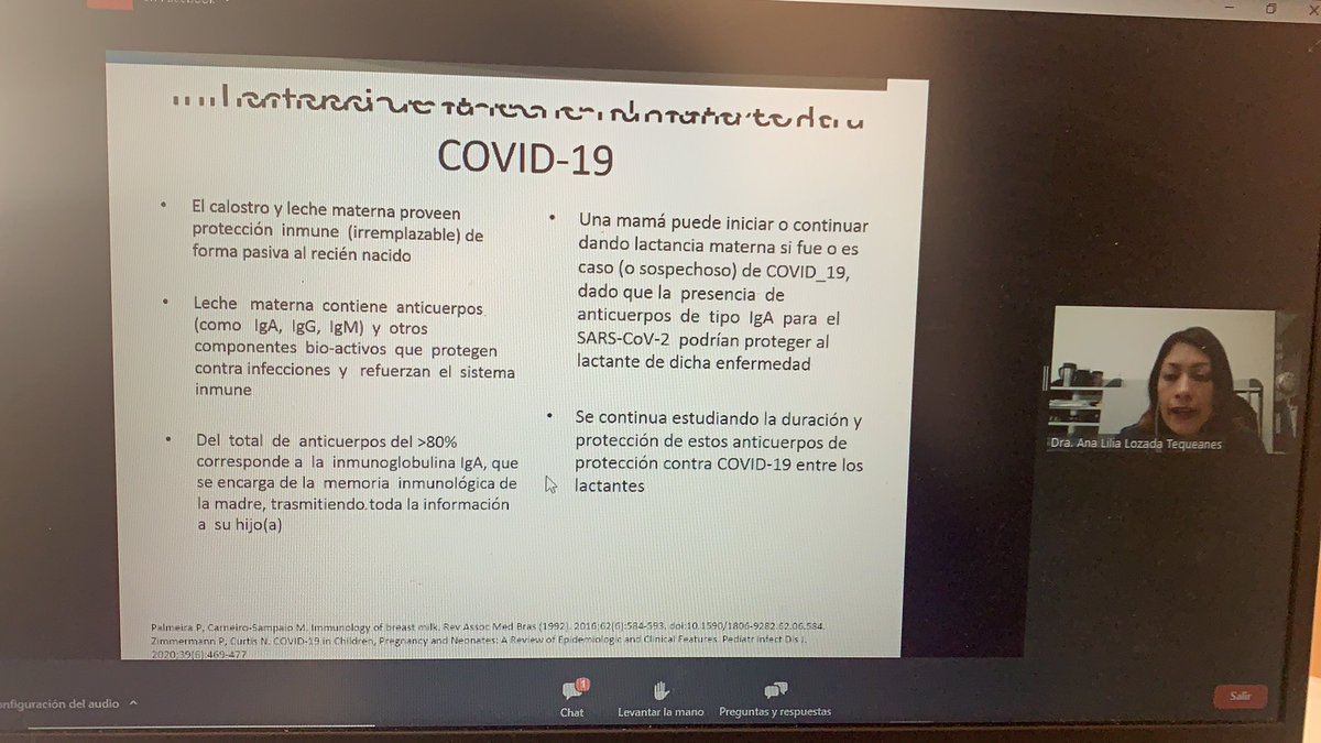 LNSolRegina's tweet photo. No se ha encontrado que el virus de COVID que se encuentre en la leche materna pueda ser infeccioso para los bebés 
Dra.@AnaLozada12 

💻Seminario “Lactancia Materna una responsabilidad compartida” https://t.co/GJ40GDDnVs