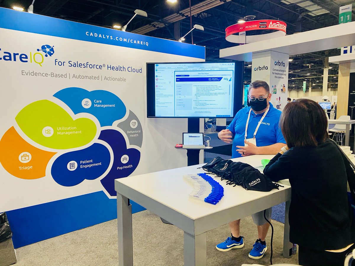 The Cadalys team is gaining invaluable insights from healthcare change makers at #himss21 in Las Vegas this week, and sharing powerful technology-enabled innovations with attendees at our interactive booth space in the expo hall. #caremanagement #utilizationmanagement